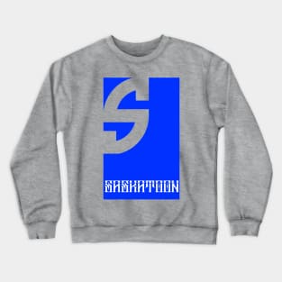 Saskatoon Synthpunk Vibes Crewneck Sweatshirt